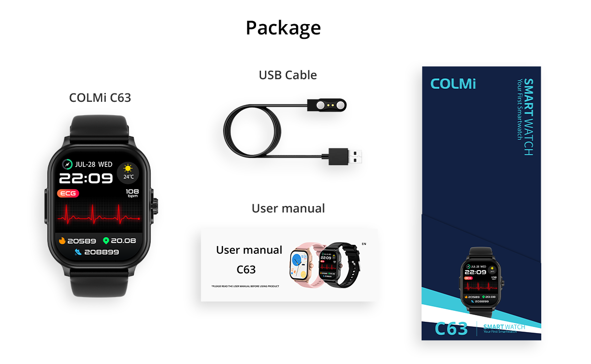 Smart Watch COLMi C63 Package Contents (21)