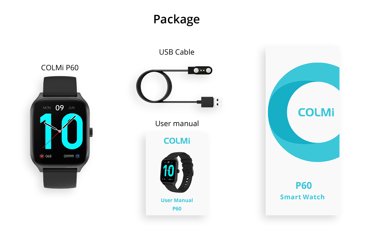 Smart Watch COLMi P60 Package Contents (21)